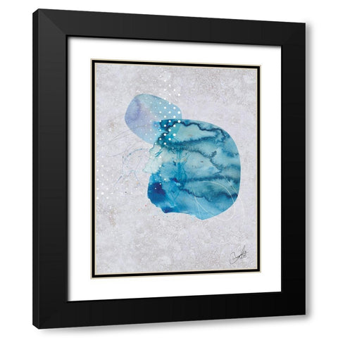 Mystic Steed No. 1 Black Modern Wood Framed Art Print with Double Matting by Duncan-He, Louis