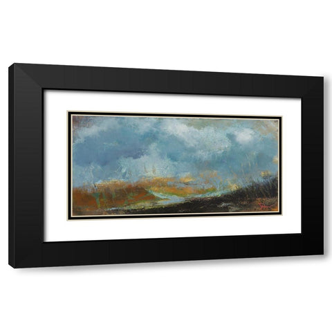 Spires Black Modern Wood Framed Art Print with Double Matting by Dennis, Patrick