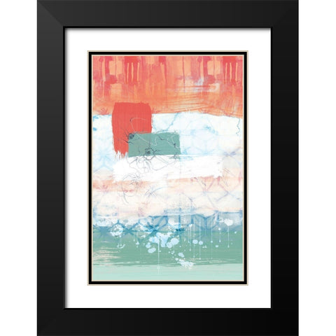 Unexpected Bloom No. 2 Black Modern Wood Framed Art Print with Double Matting by Duncan-He, Louis