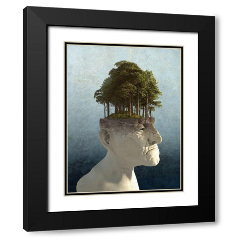 Personal Growth Black Modern Wood Framed Art Print with Double Matting by Decker, Cynthia