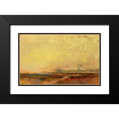 Bones Black Modern Wood Framed Art Print with Double Matting by Dennis, Patrick