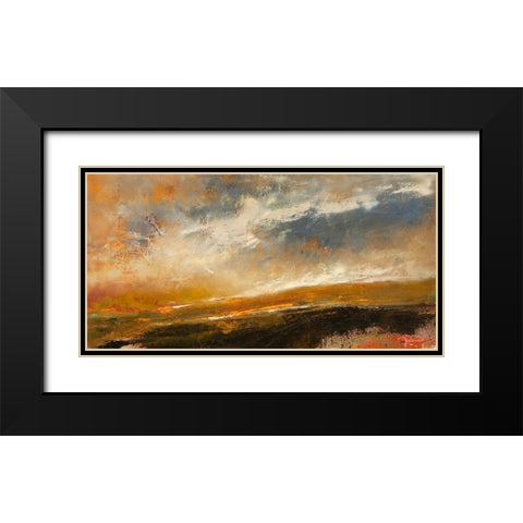 Last of The Green Black Modern Wood Framed Art Print with Double Matting by Dennis, Patrick