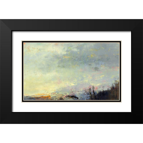 No Reception Black Modern Wood Framed Art Print with Double Matting by Dennis, Patrick