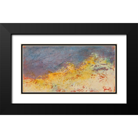 Aerial Black Modern Wood Framed Art Print with Double Matting by Dennis, Patrick