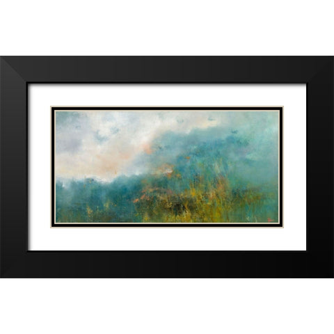 Incoming Black Modern Wood Framed Art Print with Double Matting by Dennis, Patrick