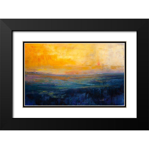 Devine Perfection Black Modern Wood Framed Art Print with Double Matting by Dennis, Patrick
