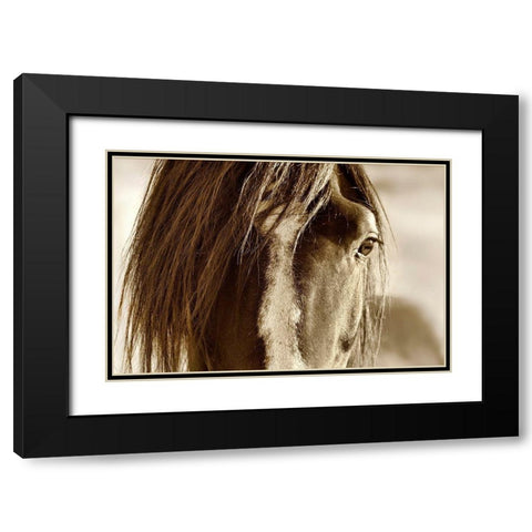 Amante Black Modern Wood Framed Art Print with Double Matting by Dearing, Lisa