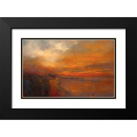 Unforgettable Black Modern Wood Framed Art Print with Double Matting by Dennis, Patrick