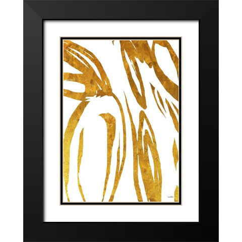 Jungle Chic Black Modern Wood Framed Art Print with Double Matting by Dubois, Lori