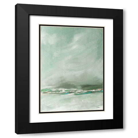 Tranquil Seas 1 Black Modern Wood Framed Art Print with Double Matting by Dubois, Lori