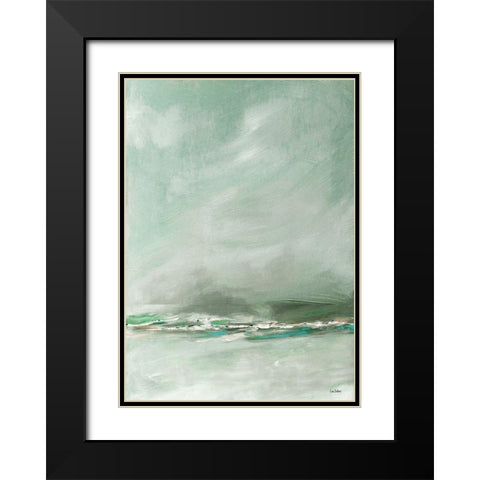 Tranquil Seas 1 Black Modern Wood Framed Art Print with Double Matting by Dubois, Lori