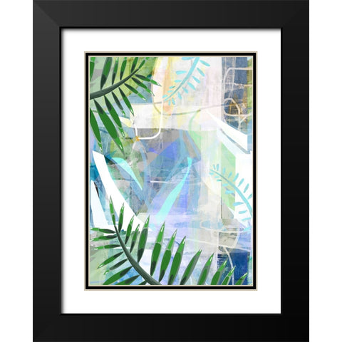 Sundown Shadow Black Modern Wood Framed Art Print with Double Matting by Dubois, Lori