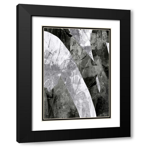 Midnight Storm II Black Modern Wood Framed Art Print with Double Matting by Dubois, Lori