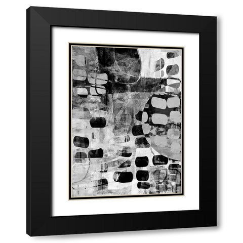 New Territory II Black Modern Wood Framed Art Print with Double Matting by Dubois, Lori