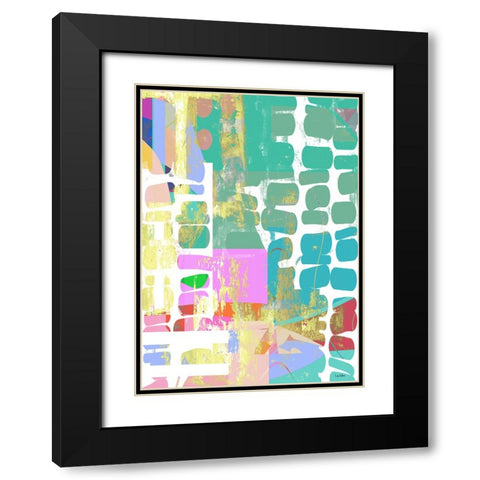 Trendsetter I Black Modern Wood Framed Art Print with Double Matting by Dubois, Lori