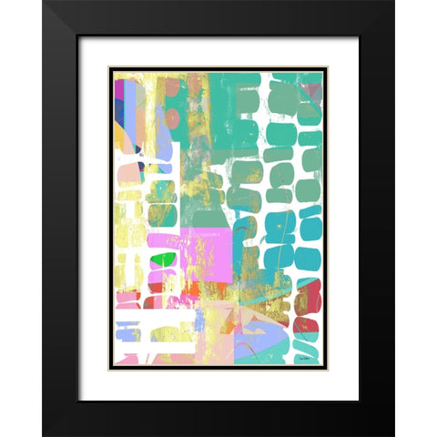 Trendsetter I Black Modern Wood Framed Art Print with Double Matting by Dubois, Lori