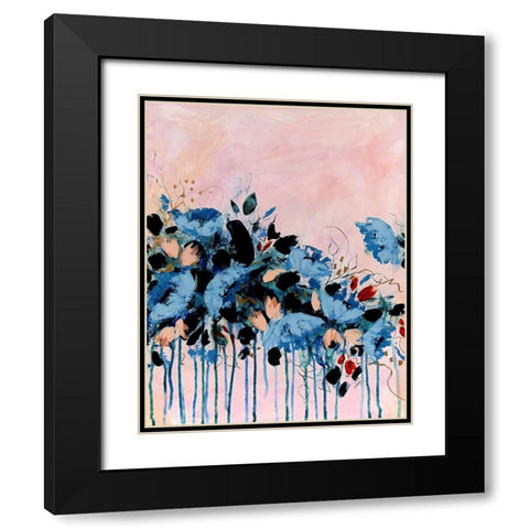 Bridesmaid Three Black Modern Wood Framed Art Print with Double Matting by DelValle, Patty