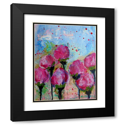 Revealed Black Modern Wood Framed Art Print with Double Matting by DelValle, Patty