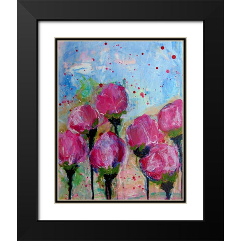 Revealed Black Modern Wood Framed Art Print with Double Matting by DelValle, Patty