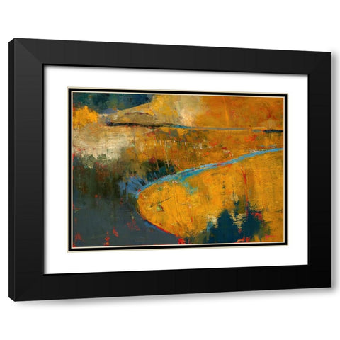 Caskey 1 Black Modern Wood Framed Art Print with Double Matting by Dennis, Patrick