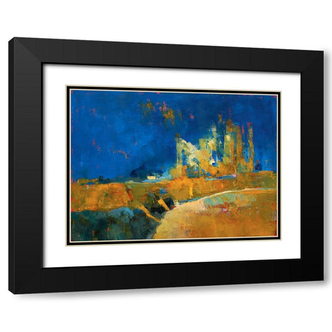 Caskey 2 Black Modern Wood Framed Art Print with Double Matting by Dennis, Patrick