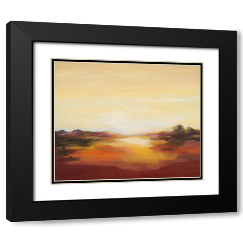 Opening Black Modern Wood Framed Art Print with Double Matting by Davies, Sarah