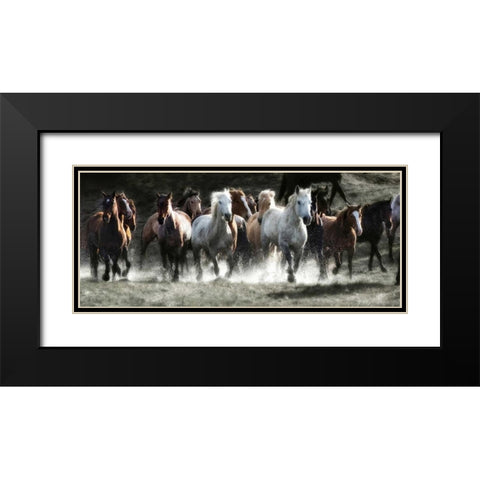 Renegades Black Modern Wood Framed Art Print with Double Matting by Dearing, Lisa