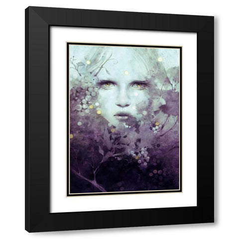 Vine Black Modern Wood Framed Art Print with Double Matting by Dittman, Anna