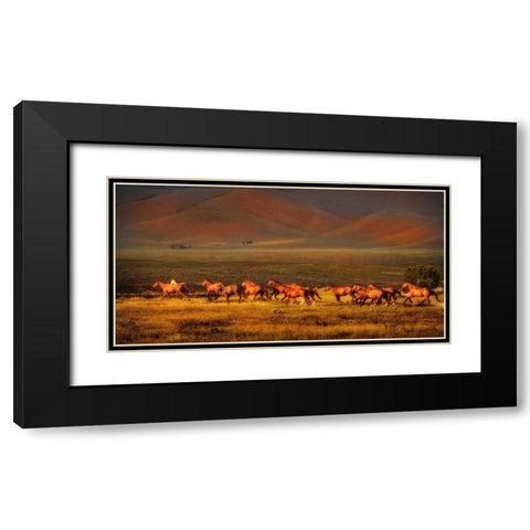 Montana Dreaming Black Modern Wood Framed Art Print with Double Matting by Dearing, Lisa