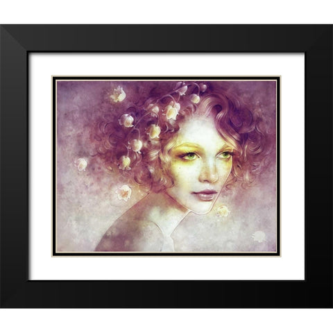 May Black Modern Wood Framed Art Print with Double Matting by Dittman, Anna