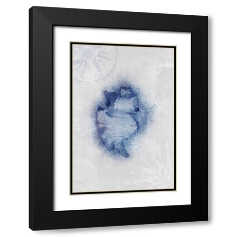 Ocean Memories 1 Black Modern Wood Framed Art Print with Double Matting by Duncan-He, Louis