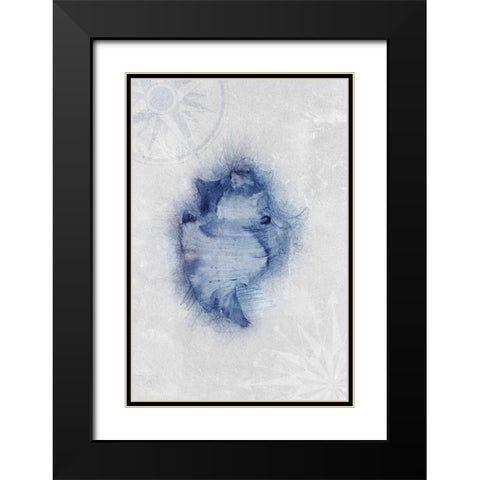 Ocean Memories 1 Black Modern Wood Framed Art Print with Double Matting by Duncan-He, Louis