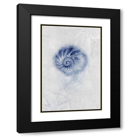 Ocean Memories 2 Black Modern Wood Framed Art Print with Double Matting by Duncan-He, Louis