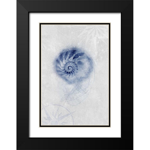 Ocean Memories 2 Black Modern Wood Framed Art Print with Double Matting by Duncan-He, Louis