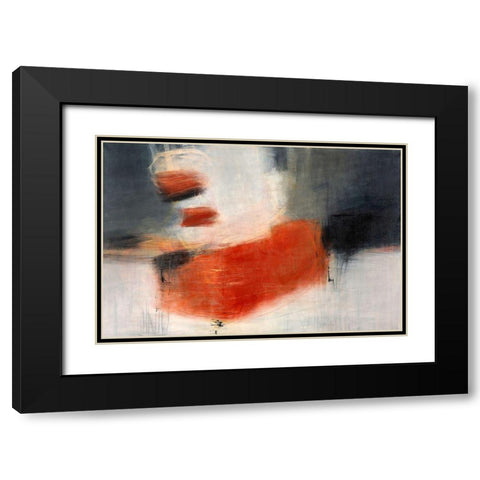 Night Dust Black Modern Wood Framed Art Print with Double Matting by Eijgendaal, Tanja