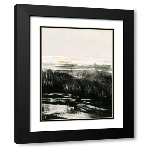 Homeground No. 2 Black Modern Wood Framed Art Print with Double Matting by Ekstrand, Kris