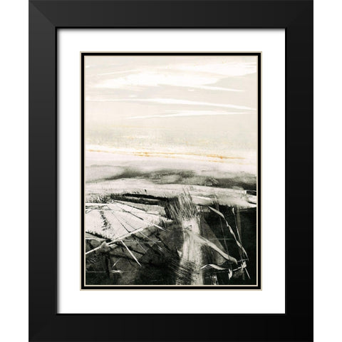 Homeground No. 9 Black Modern Wood Framed Art Print with Double Matting by Ekstrand, Kris