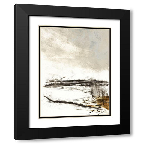 Padilla Bay Black Modern Wood Framed Art Print with Double Matting by Ekstrand, Kris