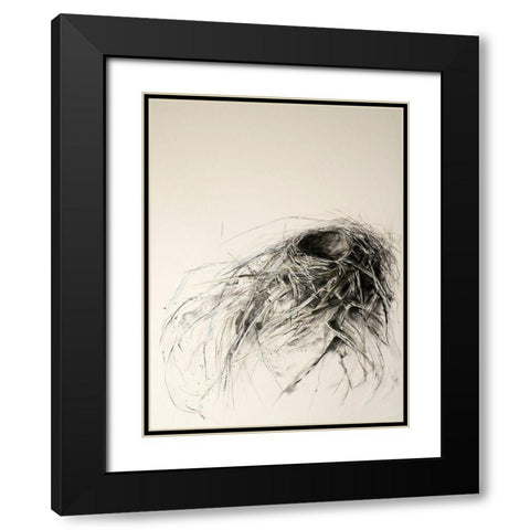 Sanctuary Black Modern Wood Framed Art Print with Double Matting by Ekstrand, Kris