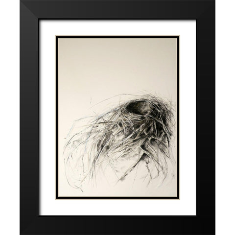 Sanctuary Black Modern Wood Framed Art Print with Double Matting by Ekstrand, Kris