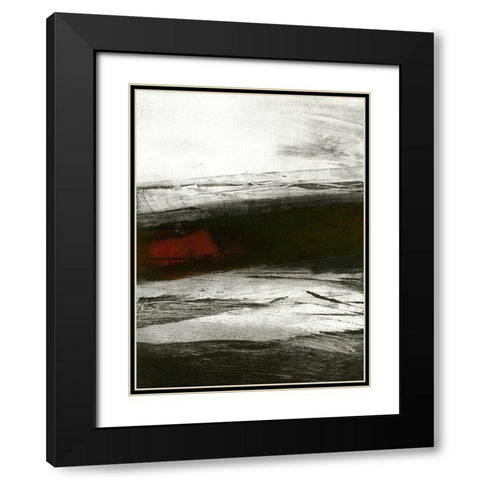 Visible Bones No. 3 Black Modern Wood Framed Art Print with Double Matting by Ekstrand, Kris
