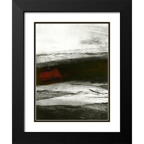 Visible Bones No. 3 Black Modern Wood Framed Art Print with Double Matting by Ekstrand, Kris