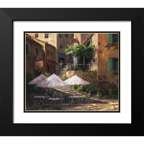 Villa Garzon Black Modern Wood Framed Art Print with Double Matting by Fronckowiak, Art