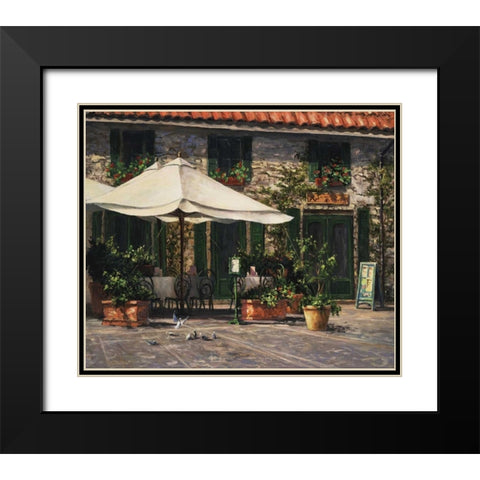 Ristorante Il Pozzo Black Modern Wood Framed Art Print with Double Matting by Fronckowiak, Art