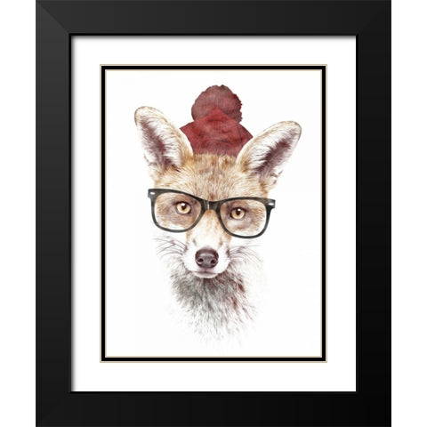 Itâ€™s Pretty Cold Outside Black Modern Wood Framed Art Print with Double Matting by Farkas, Robert