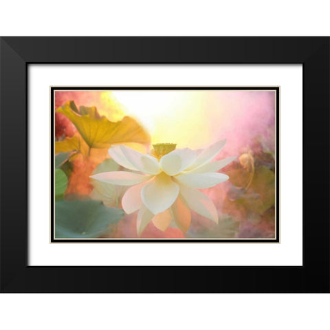 Arise Black Modern Wood Framed Art Print with Double Matting by Farzad, Bahman