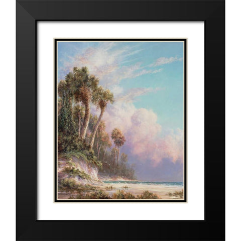 Casperson Bluff Black Modern Wood Framed Art Print with Double Matting by Fronckowiak, Art