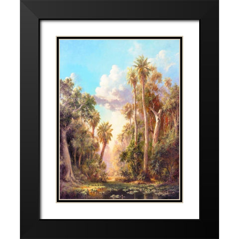 Lost River Black Modern Wood Framed Art Print with Double Matting by Fronckowiak, Art
