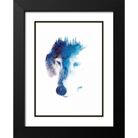 Through Many Storms Black Modern Wood Framed Art Print with Double Matting by Farkas, Robert