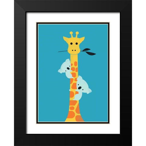 I Will Be Your Tree Black Modern Wood Framed Art Print with Double Matting by Fleck, Jay